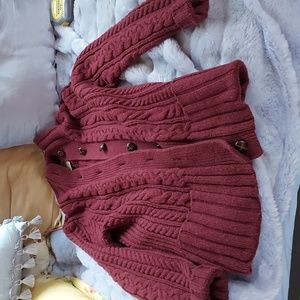 Maroon Duluth trading sweater.  Womens Small